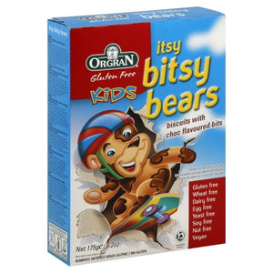 Orgran COOKIE,ITSY BITSY CHC CHP 175 gm (Pack of 8)