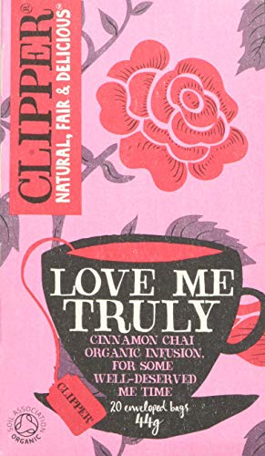 Clipper Organic Infusion Love Me Truly Chai Enveloped 20 Teabags 44 g (Pack of 6)