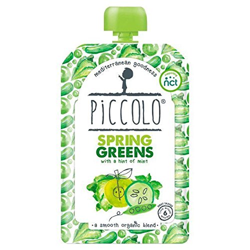 Piccolo Spring Greens Hint of Mint 100g (Pack of 5)