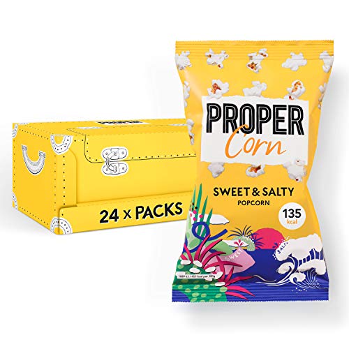 PROPERCORN Sweet & Salty Popcorn (Pack of 24)