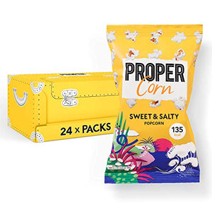 PROPERCORN Sweet & Salty Popcorn (Pack of 24)