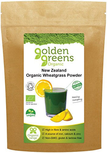 GOLDEN GREENS ORGANIC Organic New Zealand Wheatgrass Powder 100g (PACK OF 1)