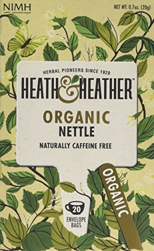 Heath & Heather Tea Infusions Organic Nettle Teabags (Pack of 6, Total 120)