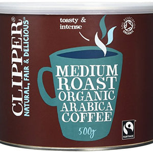 Clipper Teas Organic Medium Roast Arabica Coffee 500g