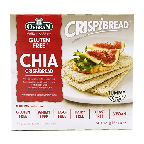 ORGRAN - Gluten Free Multigrain Crispbread with Chia 125g (PACK OF 3)