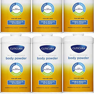 6 x Cuticura Mildly Medicated Talcum Powder 150g