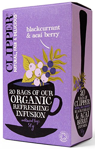 Clipper Blackcurrant & Acai Berry 20 Bags (Pack of 2)