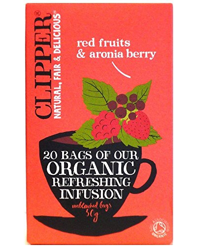 Clipper Red Fruits & Aronia Berry 20 Bags (Pack of 2)