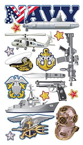 Sticko Navy Stickers