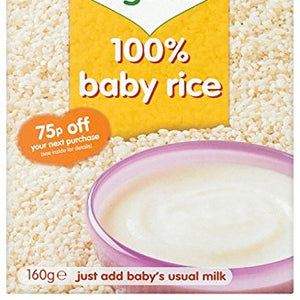 HiPP Organic Stage 1 From 4 Months Baby Rice 160 g (Pack of 4)