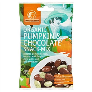 Landgarten Pumpkin Seed & Chocolate Snack Mix (Pack of 10)