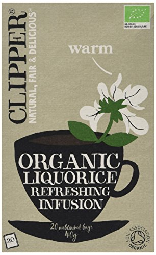 Clipper Organic Infusion Liquorice 20 Tea Bags (Pack of 6)