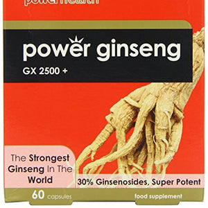 Power Ginseng Gx2500+ - Size: 60 Capsules