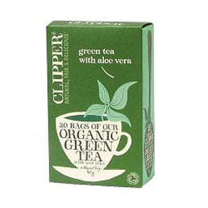 Clipper Organic Green Tea with Aloe Vera & Citrus 20 Bag(s)
