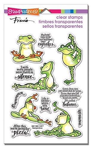 Stampendous Frog Yoga Perfectly Clear Stamp Set