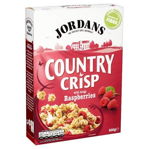 Jordans Country Crisp with Tangy Raspberries, 500g