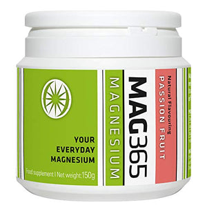 MAG365 Passion Fruit Magnesium Powder, 120 g