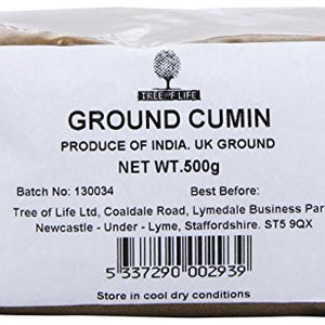 Tree Of Life Bulk Plus Cummin Ground 500 g