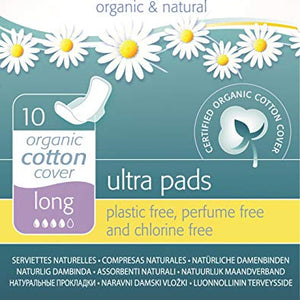 Natracare Ultra Pad - Winged Liners Long x2