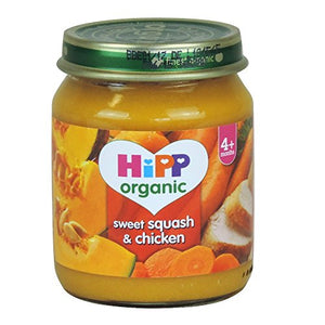 HiPP Organic Sweet Squash & Chicken 125g, 125g