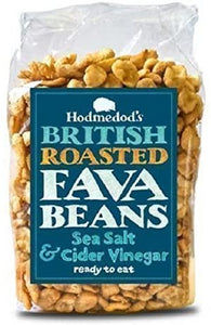 Hodmedod - Great British Peas - Roasted Fava Beans Salt & & Vinegar 300g (Pack of 2)