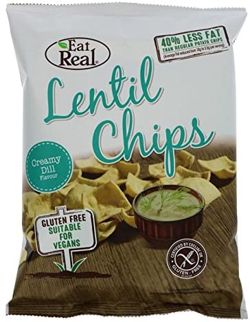 EAT REAL (COFRESH) Lentil Creamy Dill 40g (PACK OF 12)