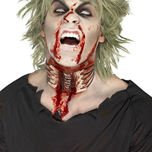 Smiffys Zombie Exposed Throat Wound