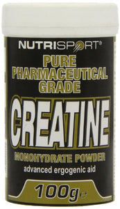 NUTRISPORT - Aspartame Free Creatine Monohydrate Powder 100g (PACK OF 1)