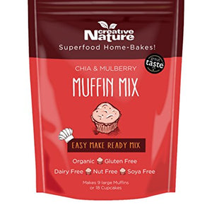 Creative Nature Chia And Mulberry Muffin Mix 400g
