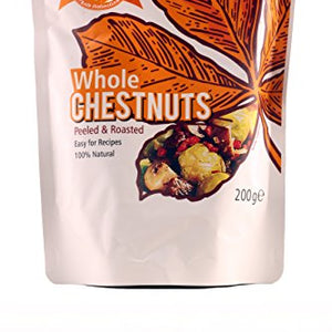International Favourites Peeled Roasted Chestnuts Snack 200 g (Pack of 4)