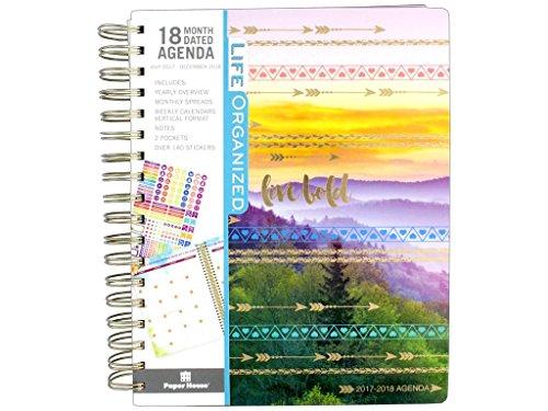 Paper House Life Org Planner 18 Month 2018 Livbold Live Bold Agenda