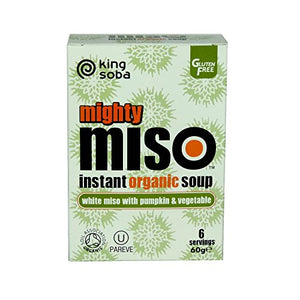 King Soba Organic Instant Pumpkin and Vegetable Miso Soup 60 grams