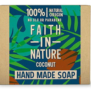 Faith In Nature, Coconut Soap, Boxed, 100g