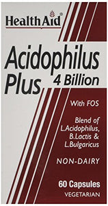 HealthAid Acidophilus Plus 4 Billion - 60 Vegicaps