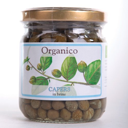 Organico Org Capers In Brine (Large) (205G) Large Jar Gluten Free Organic Vegan