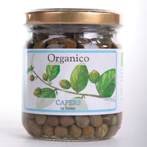 Organico Org Capers In Brine (Large) (205G) Large Jar Gluten Free Organic Vegan