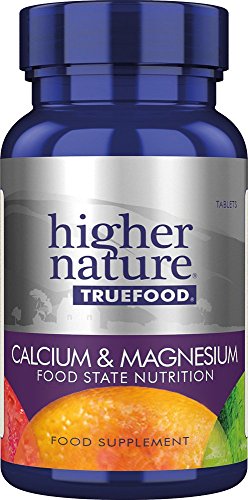 Higher Nature True Food Calcium and Magnesium - 60 Tablets