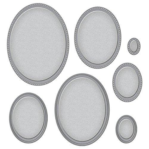 Spellbinders Nestabilities Scored and Pierced Ovals Etched/Wafer Thin Dies