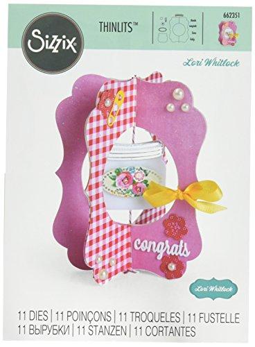 Sizzix Lwhitlock Thinlits Die Jar Card LW