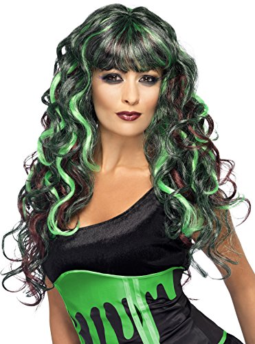 Smiffys Siren Wig - Green/Purple