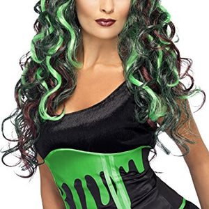 Smiffys Siren Wig - Green/Purple