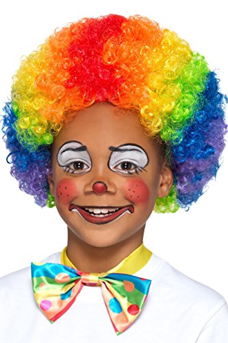 Smiffy's 48837 Clown Wig, Unisex-Child, Multi-Colour, One Size