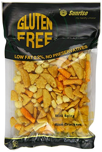 SUNRISE GF RICE CRACKERS Mini Spicy 100g (PACK OF 1)