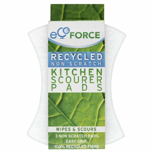 Eco Force Ecoforce Recycled Scourers - Non Scratch - Pack Of 3