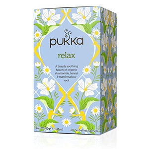 Pukka Herbs Organic Relax Vata Tea - Pack of 20 Sachets
