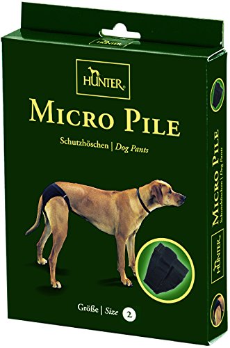 Dog Pants Micro-Pile, Size 1 Black  Pack Of 2 | Hunter