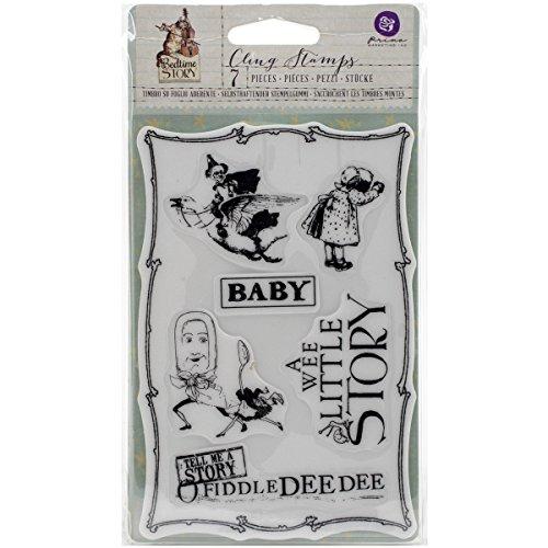 Prima Marketing Bedtime Story Cling Rubber Stamps, 4 x 6"