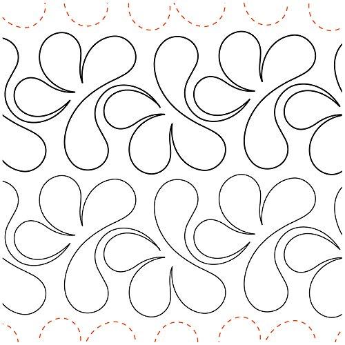 Quilting Creations Splish Splash, 4-1/4 Inch Rows UTA-1012 Urban Elementz Tear Away, 4 Pack