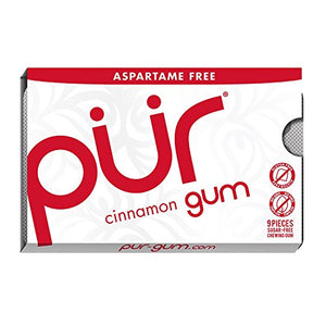 Pur Gum PUR Gum Cinnamon Blister 9 Pieces (Order 12 for Retail Outer)