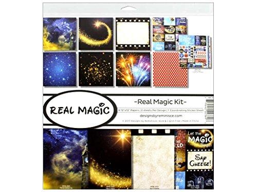 Reminisce RMA-200 Real Magic Scrapbook Collection Kit, Multicolor Palette